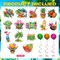 32pcs Hawaiian Aloha Party Decorations, Hawaiian Aloha Birthday Banner Hanging Swirls